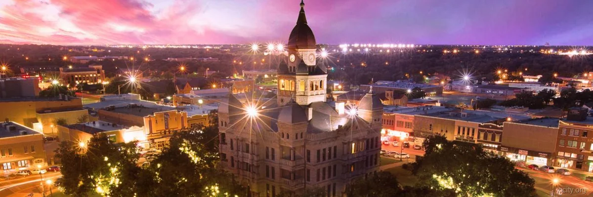 Denton skyline