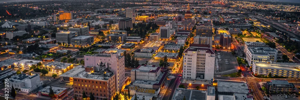 Fresno skyline