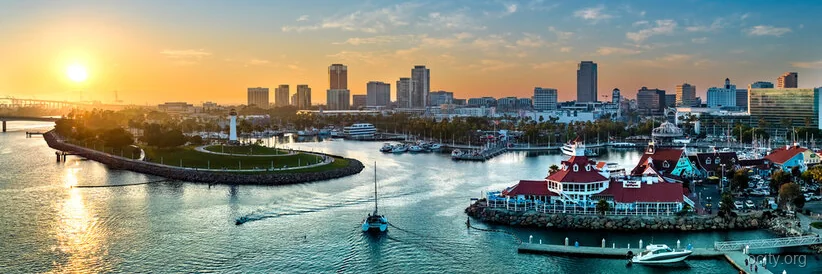 Long Beach skyline